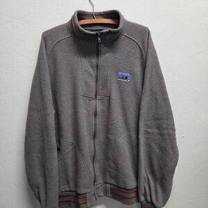 Patagonia Phil's Jacket Men's XL Gray Fleece Full Zip made in usa